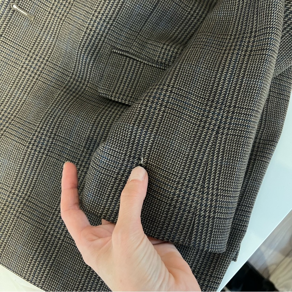 Vintage Ralph Lauren 100% Wool Plaid Preppy Style Jacket Blazer stunning large - Picture 10 of 16